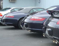 Porsche sport exhaust